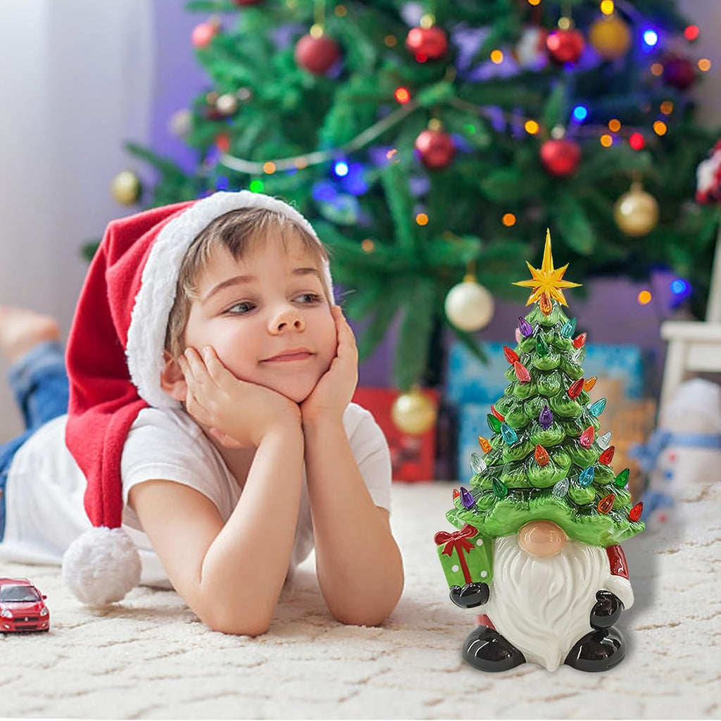 Christmas dwarf decoration with light