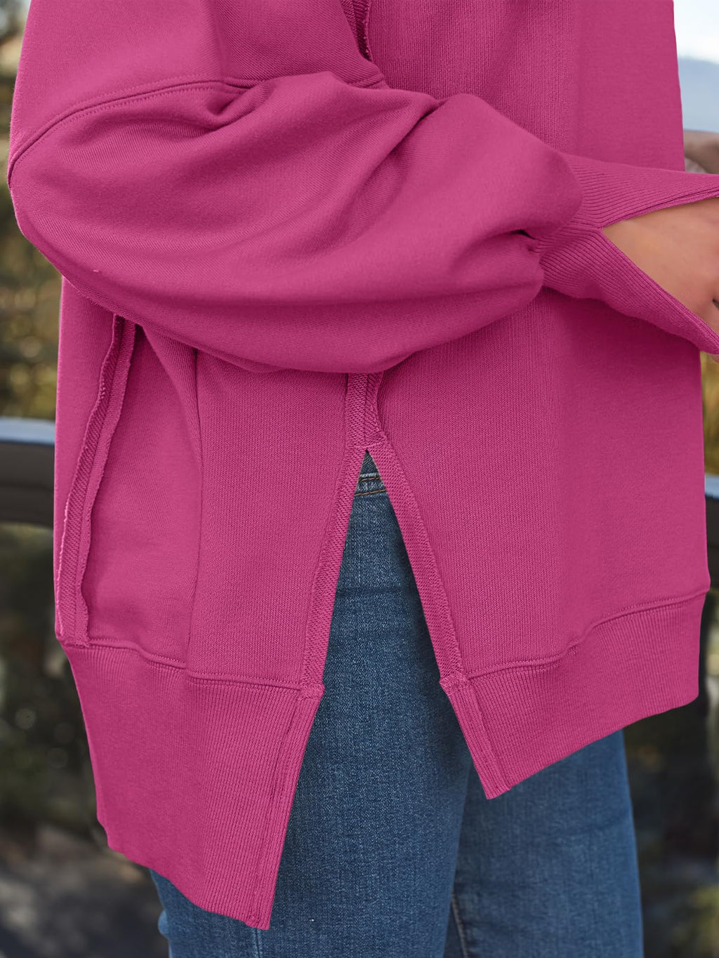 Women's Oversized Crew Neck Sweatshirt