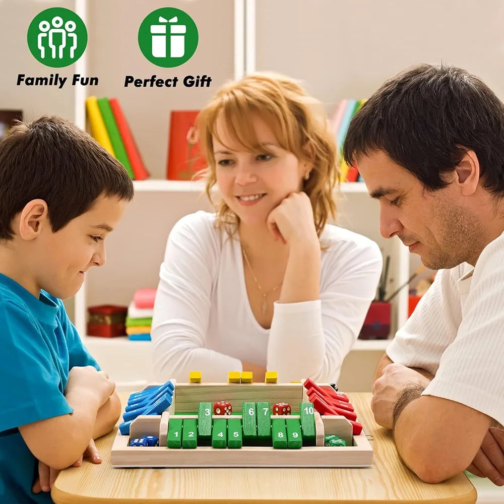 🎉 Best Selling🎁Shut the box-Wooden dice board game