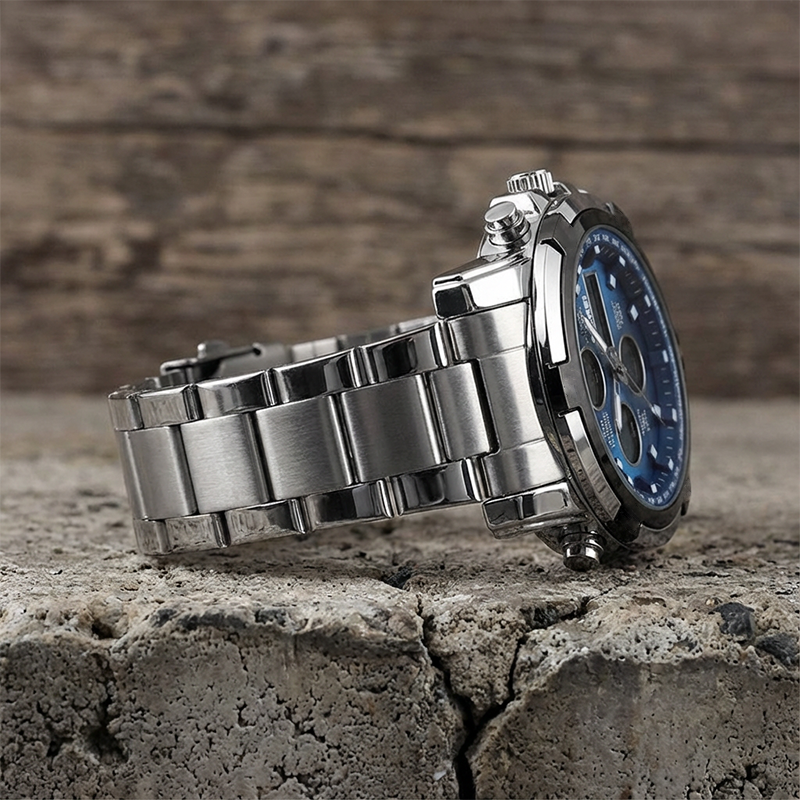 ⌚ Men‘s Military Watch – Analog-Digital Display, Waterproof & Shock-Resistant