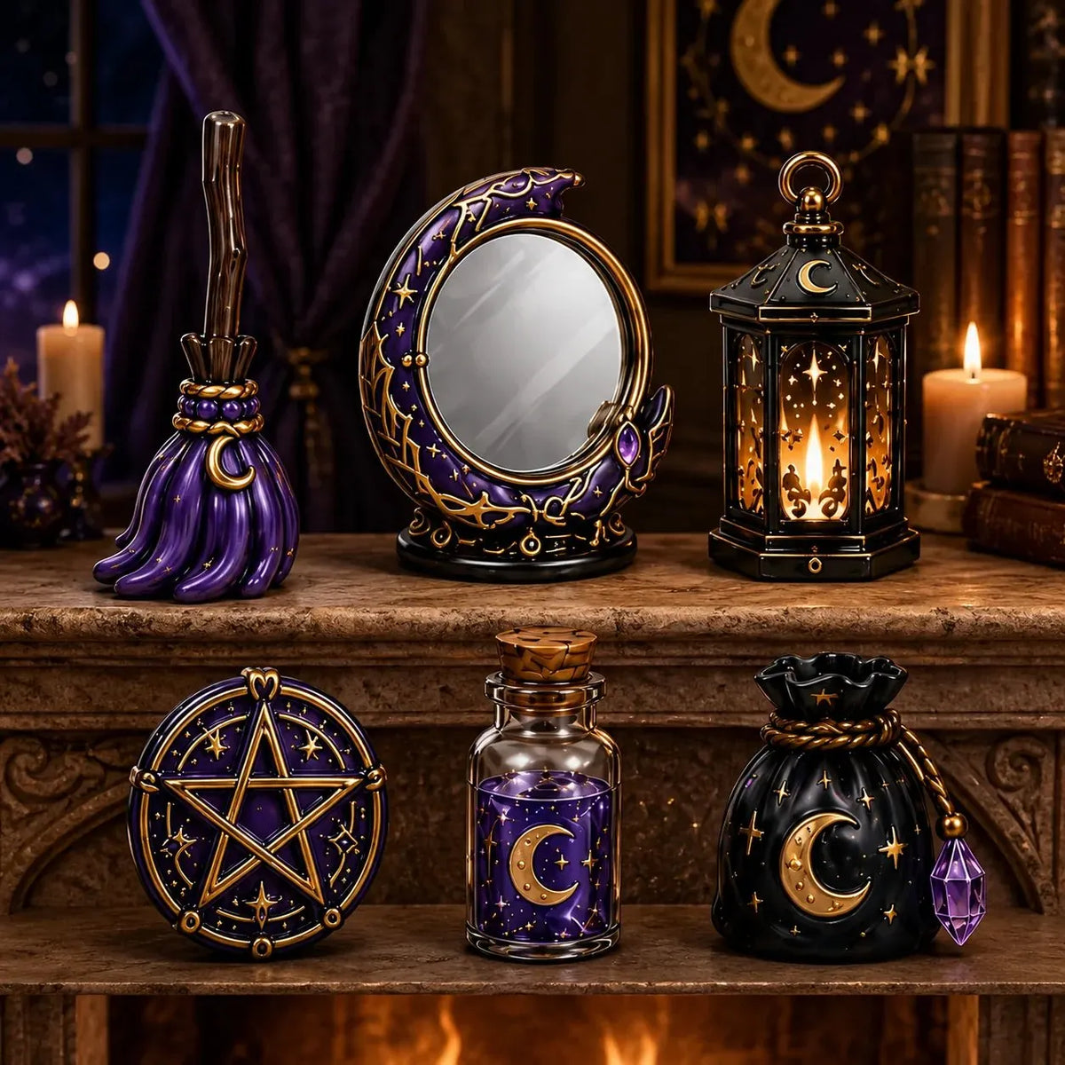 | 24 Tage voller mystischer Miniaturen, kristallinspirierter Überraschungen und zauberhafter Hexen-Fantasie ✨🔮 🔮