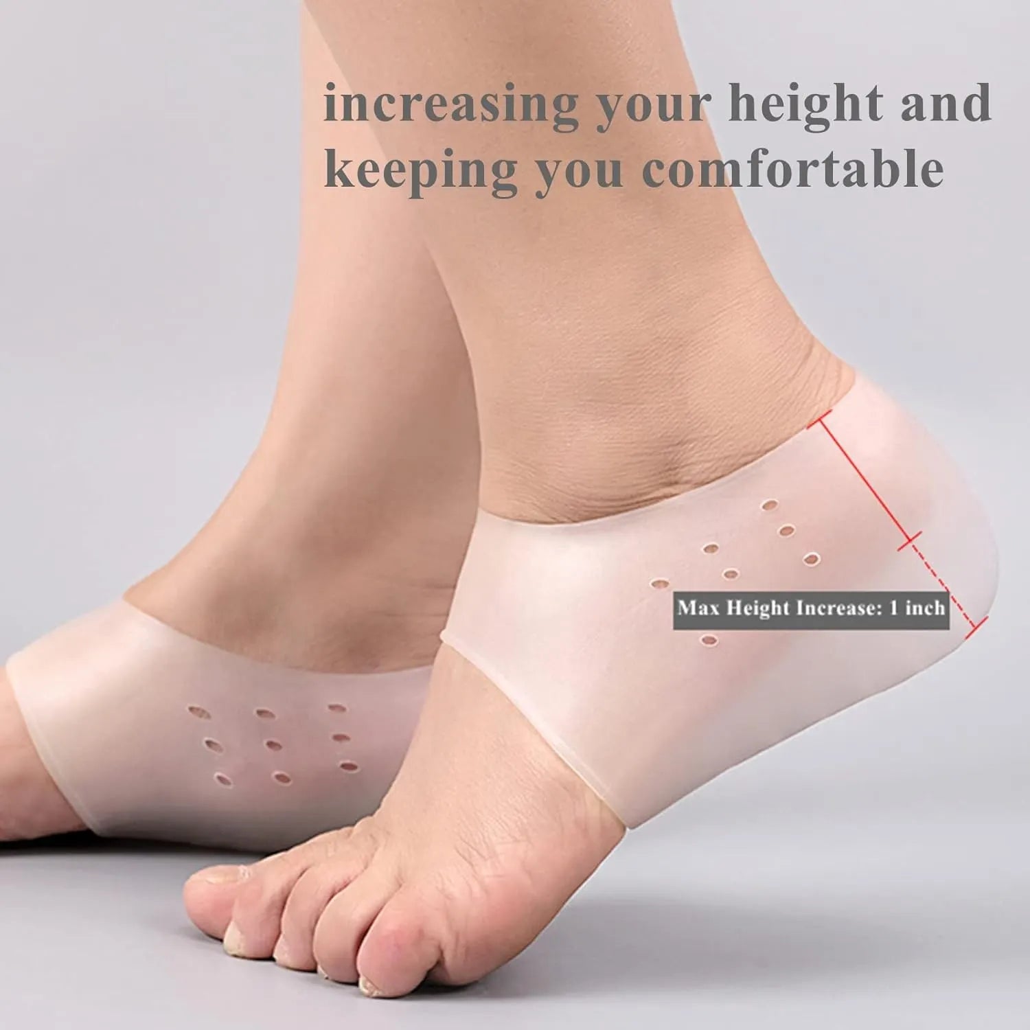 Invisible Height Increasing Insoles