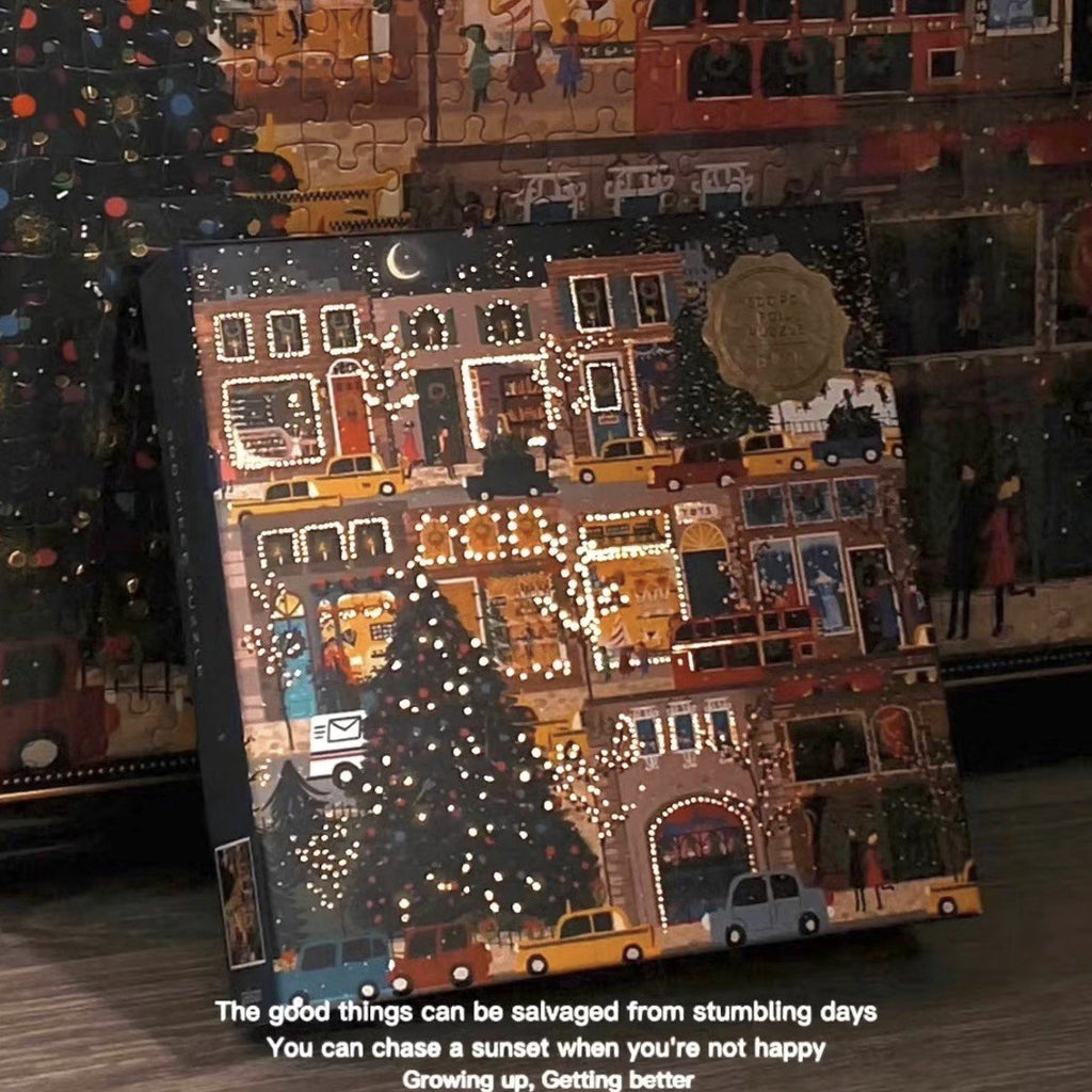Christmas Winter Lantern Puzzle-500 Piece Paper