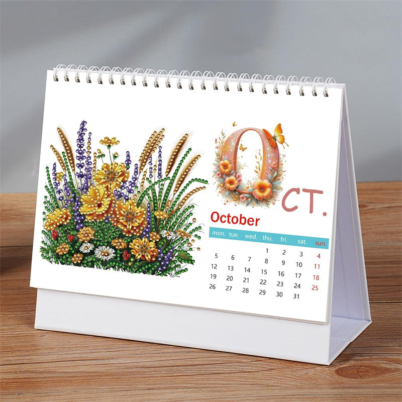 🎁 Standing Desk Calendar DIY Diamond Art Painting