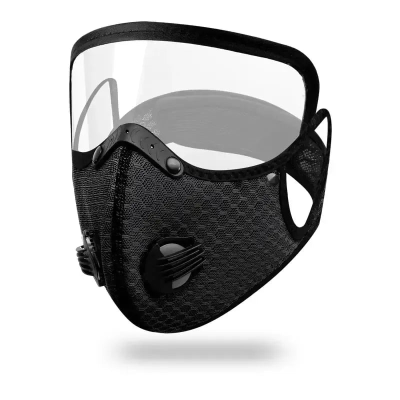 Reusable Carbon Filter Dust Mask With Eye Shield