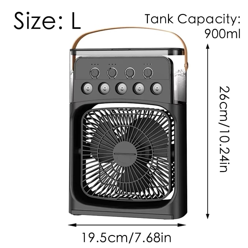 Portable Mini Fan 3 in 1 Cooler