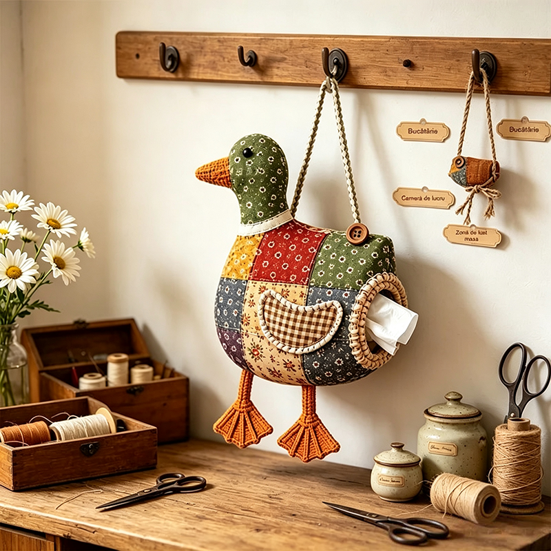 DIY animal tissue holder – sew, hang, and brighten any space!