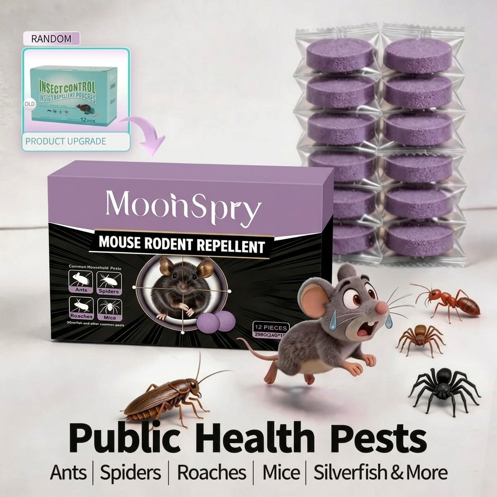 💖12-Pack Rodent Repellent Balls for Home Kitchen Effective Pest Control Solution