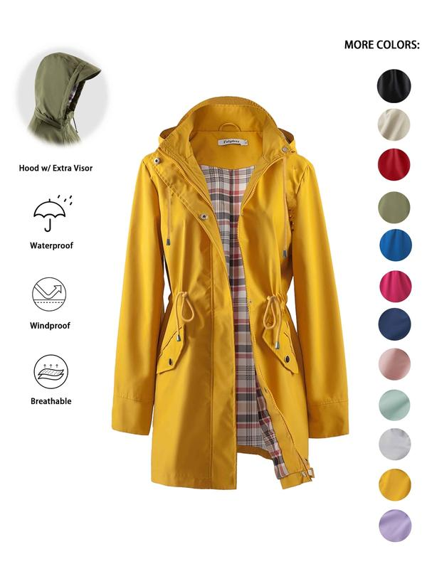 🔥Womens Chic. Lightweight. Waterproof Jacket🍃-Unleash Style and Durability in Any Storm!