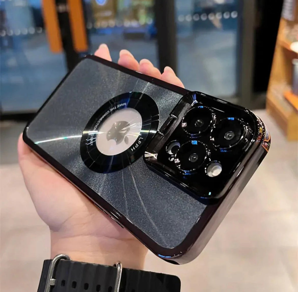 Magnetic iPhone case with lens mount