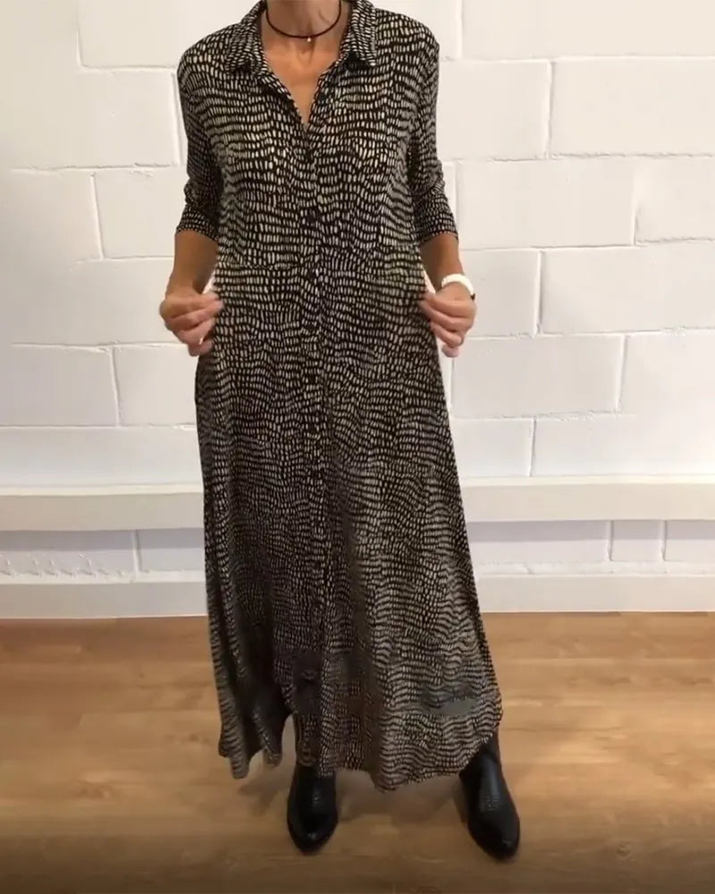 🌸Elegant dress with flaps and pockets