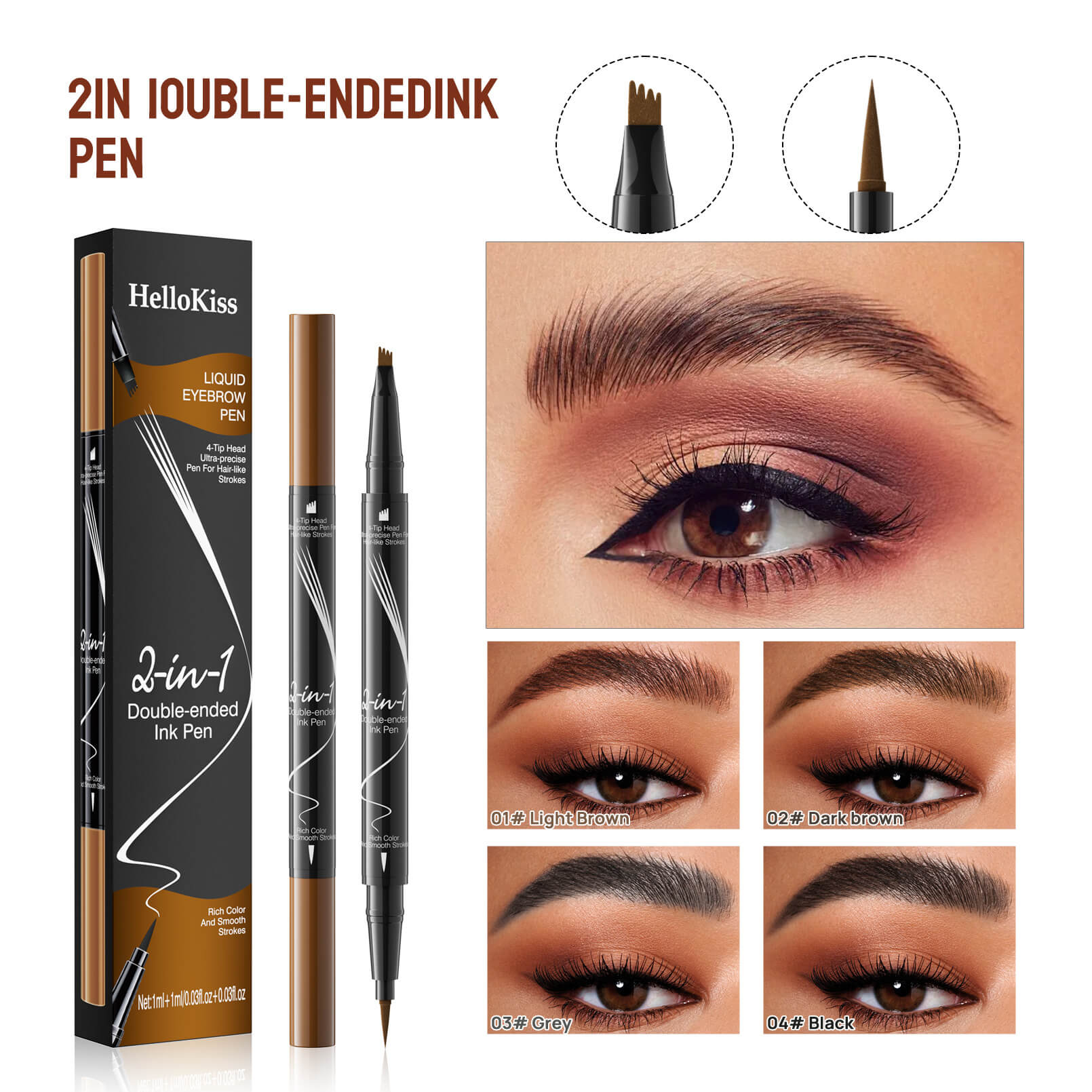🔥BUY 1 GET 1 FREE💖Microblading Eyebrow Pencil 💥EACH ONLY $8.5💥
