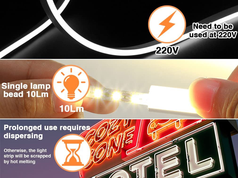 Self -stick ultra -bright COB Led Strip