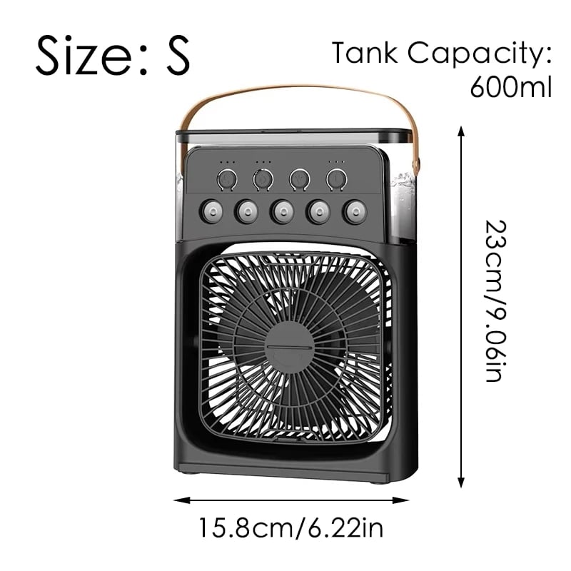 Portable Mini Fan 3 in 1 Cooler