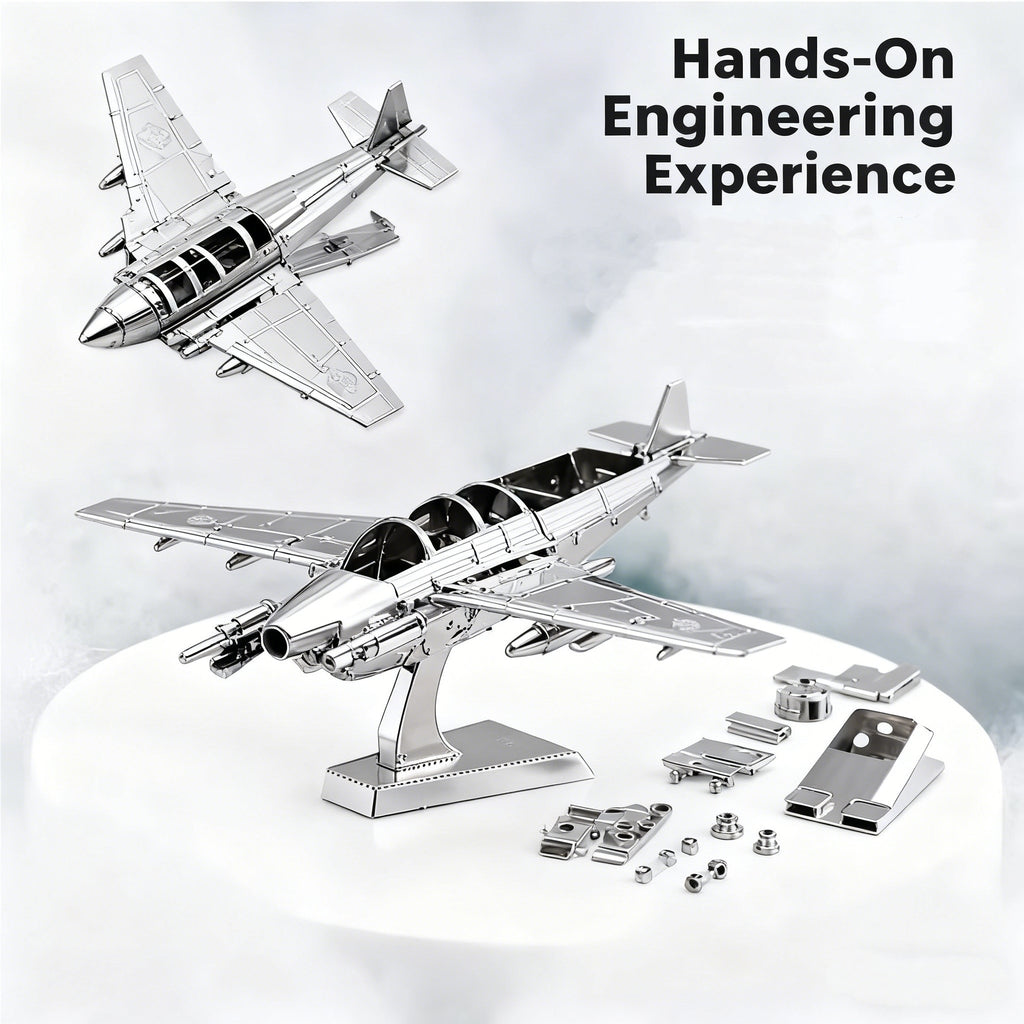 🎉✈️ DIY Full-Metal Aircraft Model Kits