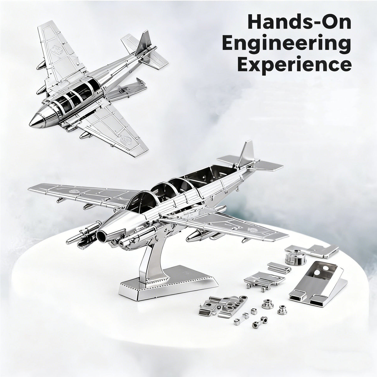 🎉✈️ DIY Full-Metal Aircraft Model Kits