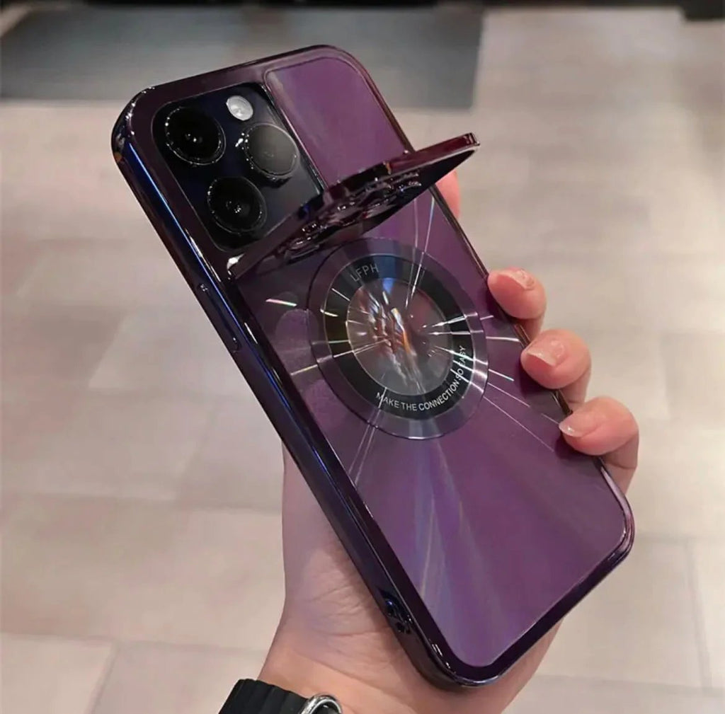 Magnetic iPhone case with lens mount