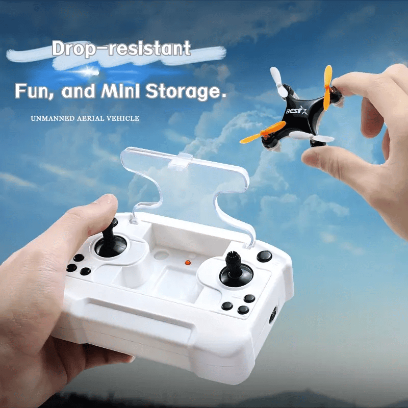 🎄All-Ages Mini Drone with Easy Stunt Flights & 360° Tricks - Perfect Beginner-Friendly Flyer!