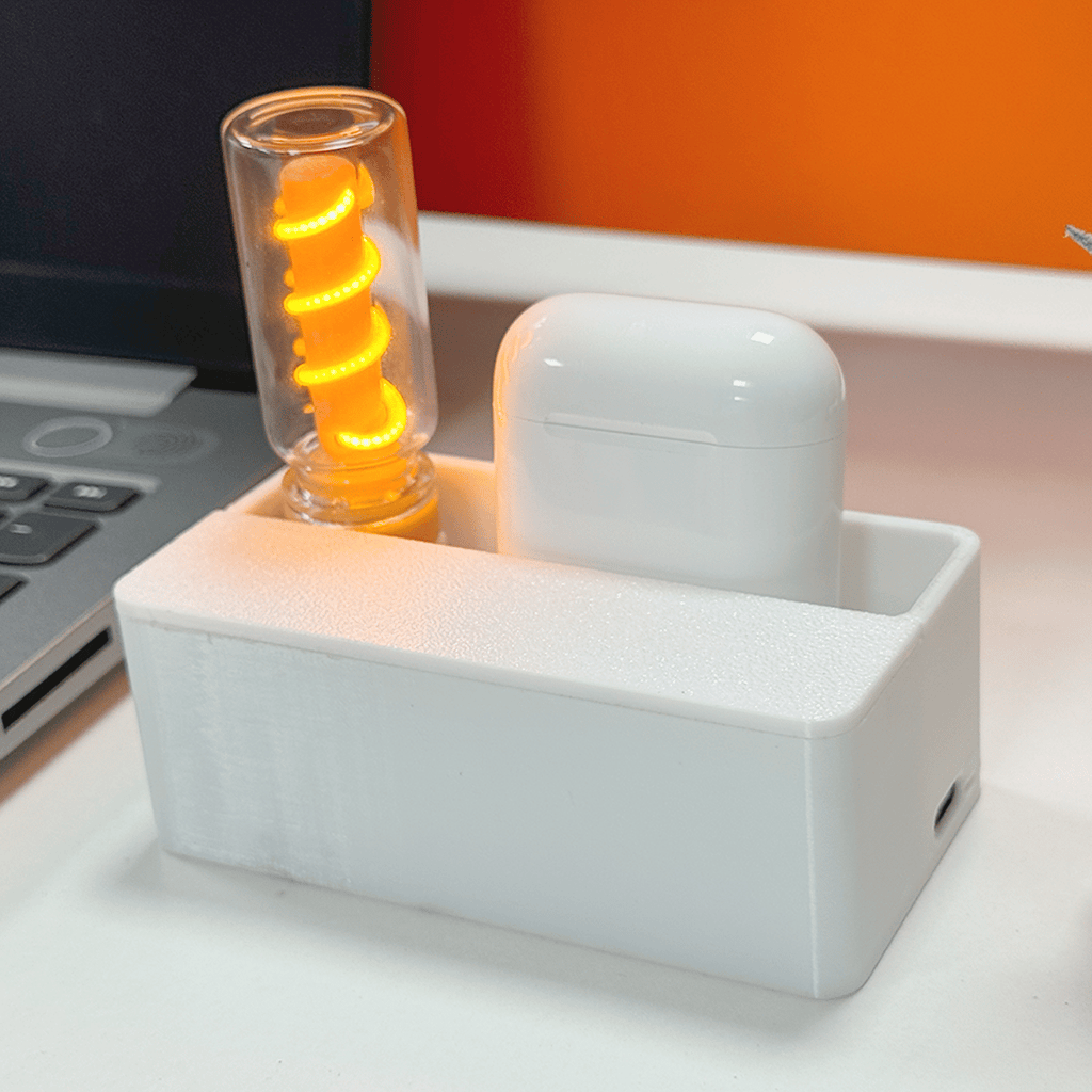 🌟 3D Printed Magnetic Ejection Night Light - Creative Touch-Control Sleep Lamp & Desktop Decoration Gift