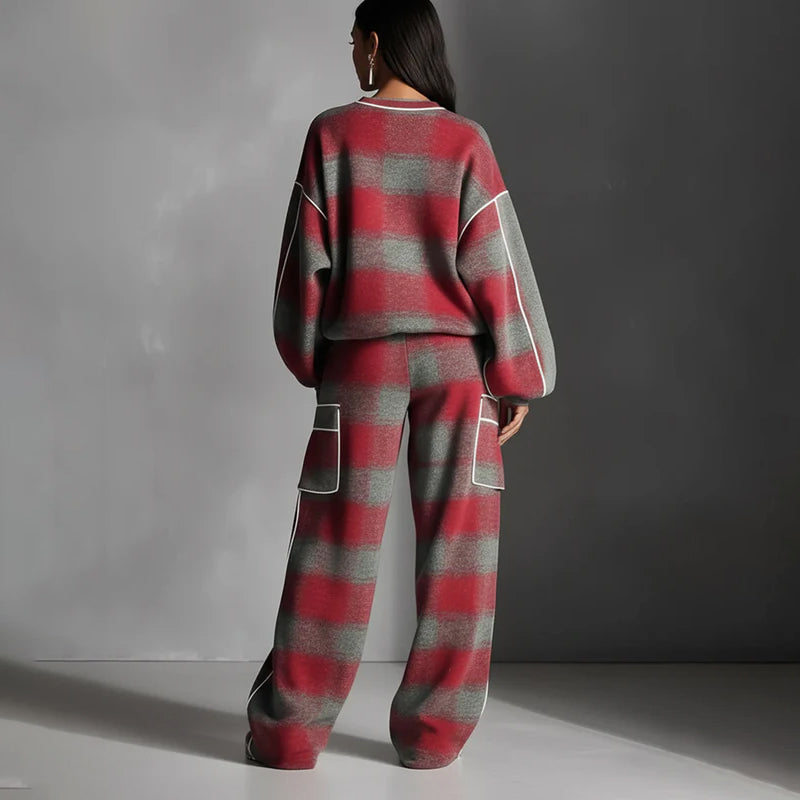 Modern Comfort Striped 2-Piece Set🔥