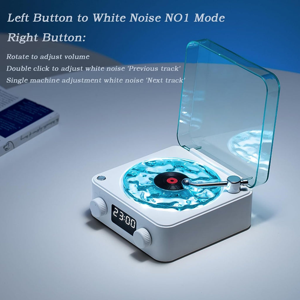 Bluetooth Lunar Waves Retro Vinyl Speaker