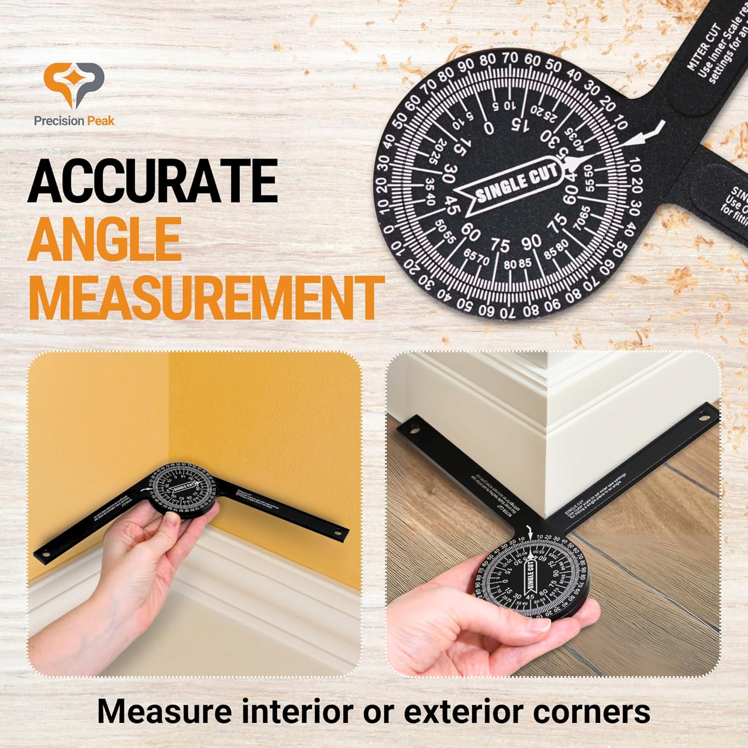 7-Inch Aluminum Alloy Miter Saw Protractor