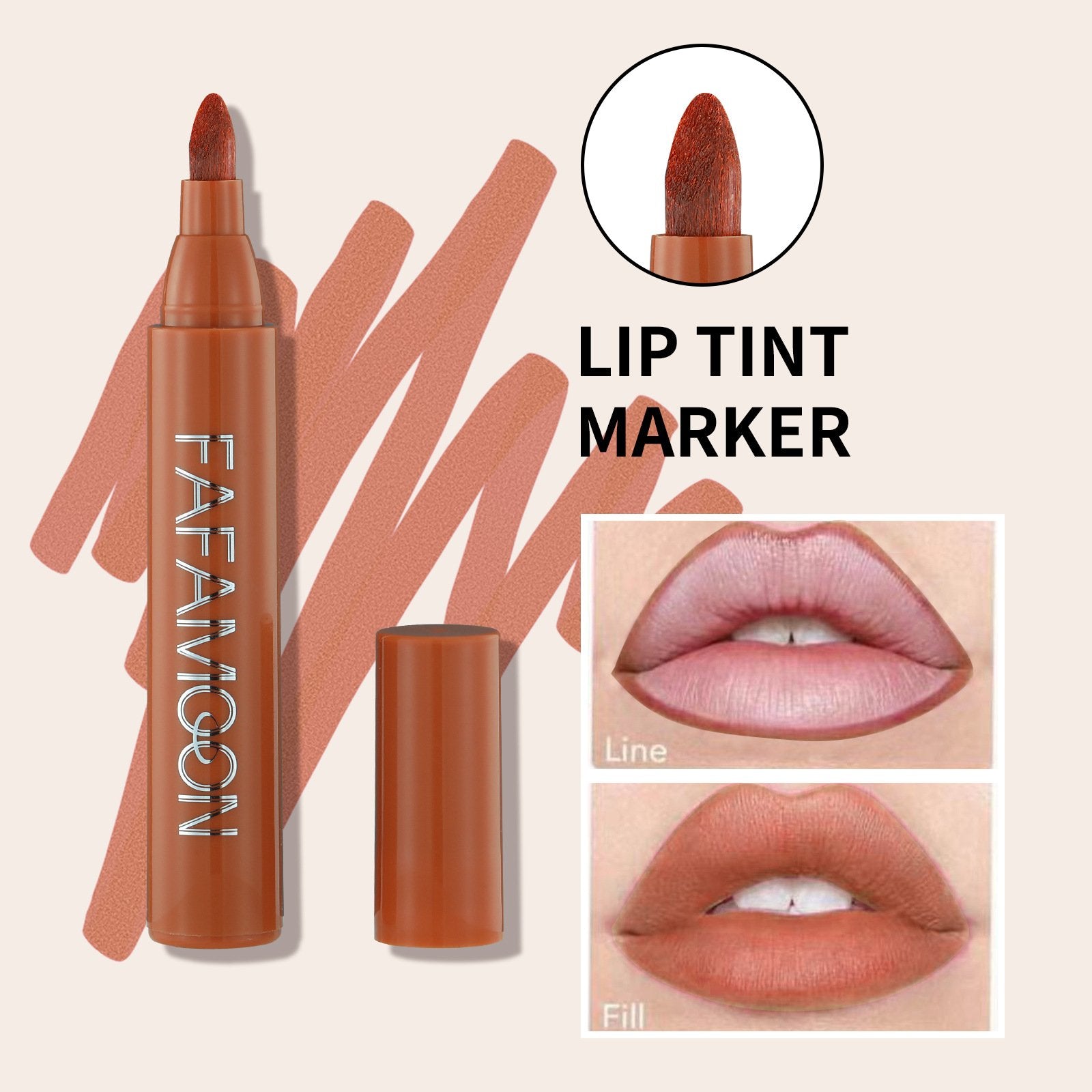 Lip Stain Chisel Tip Maker(🔥BUY MORE SAVE MORE🔥)