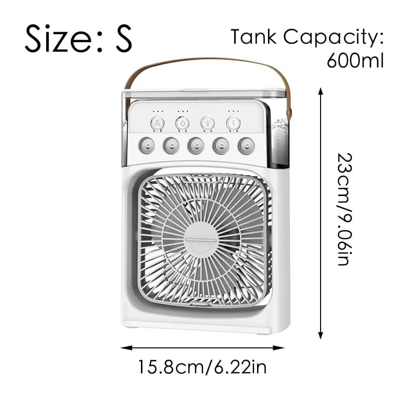 Portable Mini Fan 3 in 1 Cooler