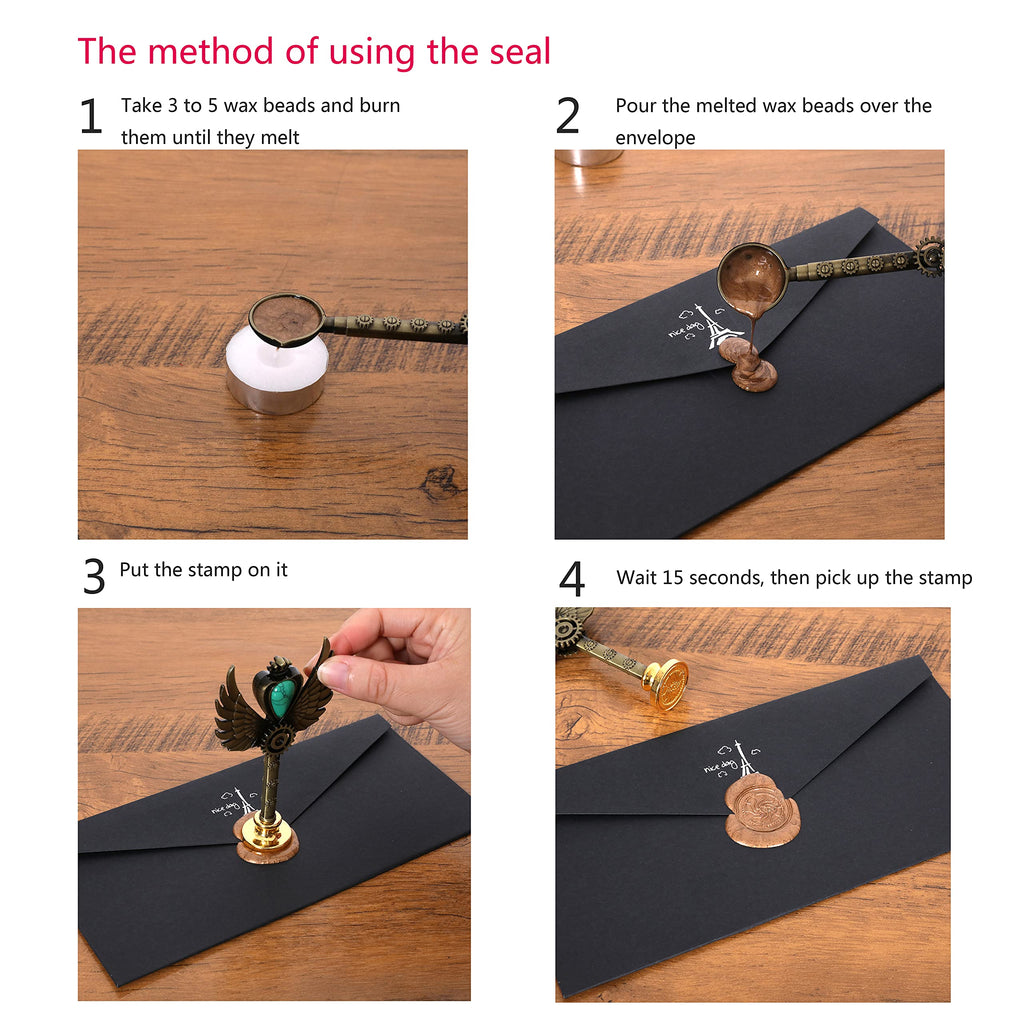 (🎄Early Christmas Sale - Save 49% OFF & Buy 2 Free shipping)  Steampunk Quill Pen Set with Ink Set