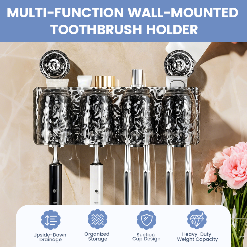 🔥Wall-Mounted Toothbrush Holder