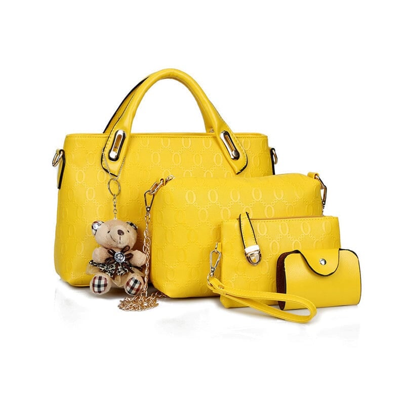 👜 Handbag with Four-piece Set