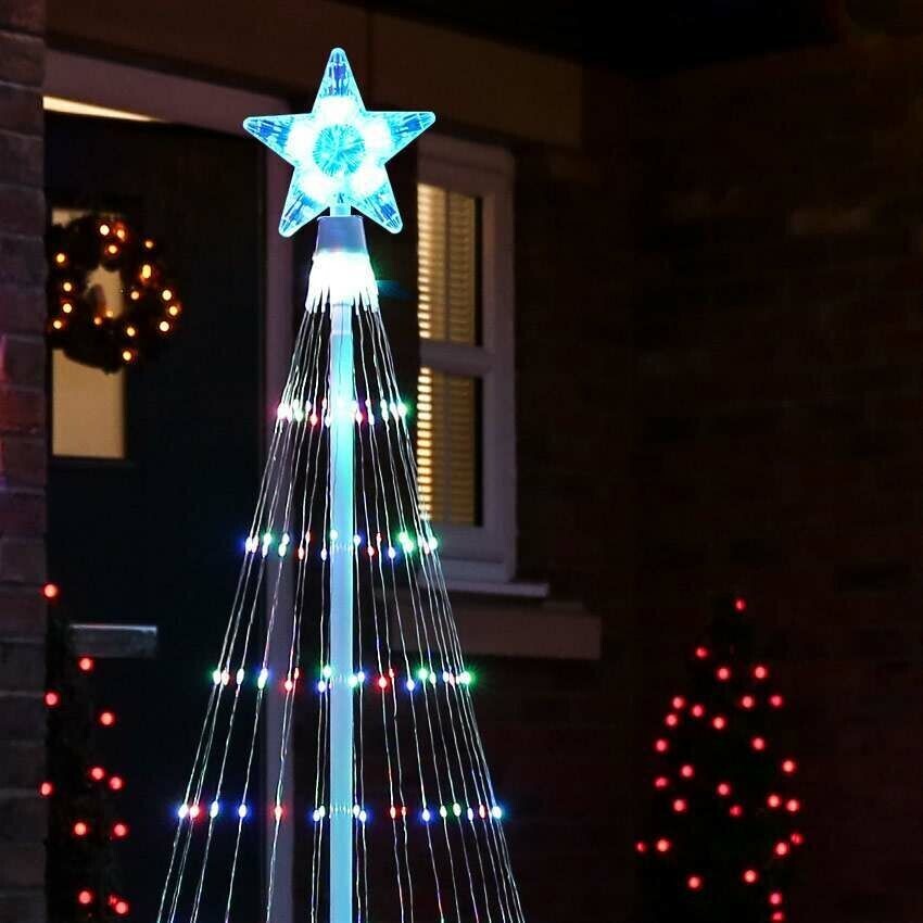 MULTICOLOR LED ANIMATED OUTDOOR CHRISTMAS TREE LIGHTSHOW-frame not included