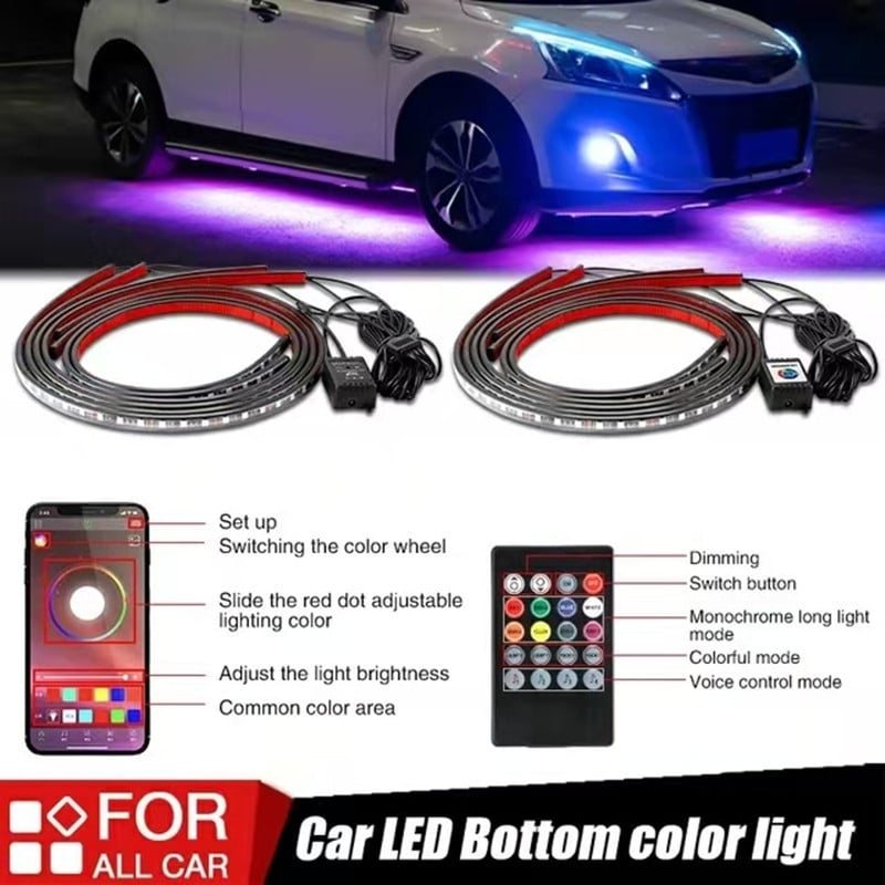 π₯π₯ 2023 Car Chassis Flexible RGB Waterproof LED Strip Lights β lionclay