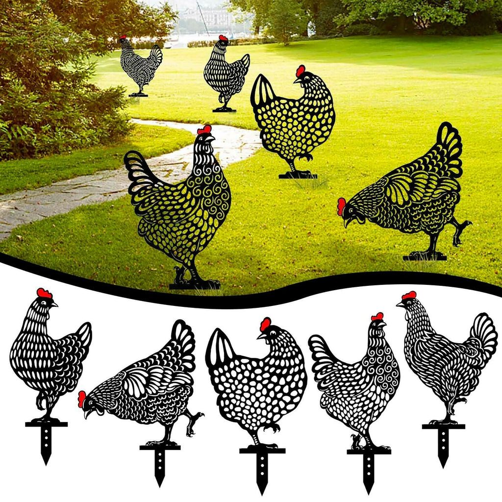 Artistic garden chicken coop