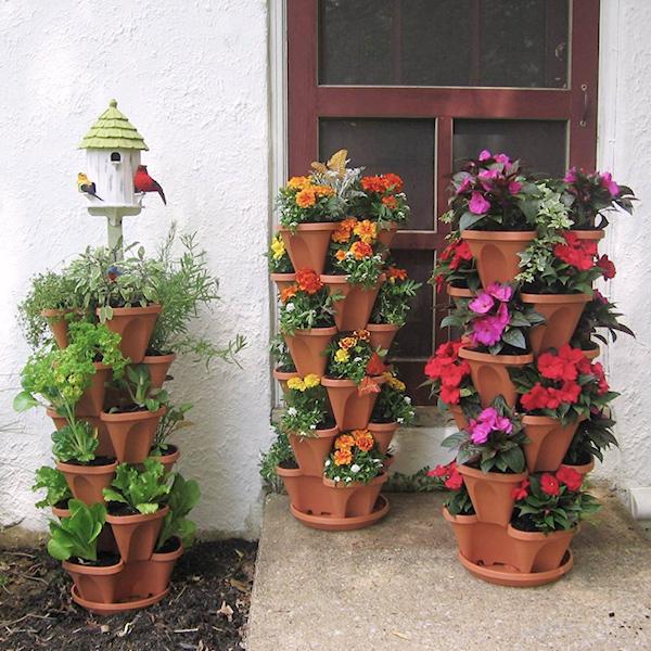 Stand Stacking Planters Strawberry Planting Pots