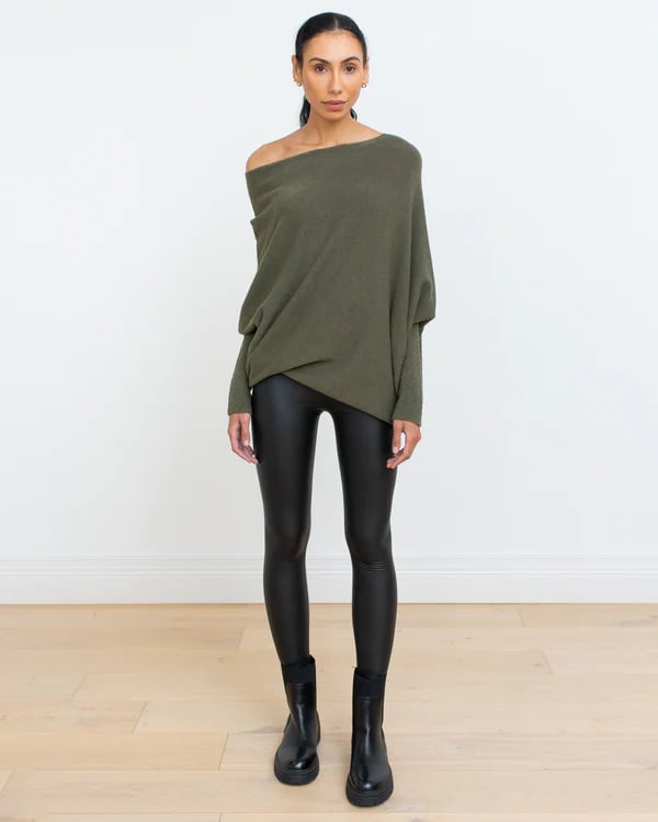Asymmetric Draped Jumper