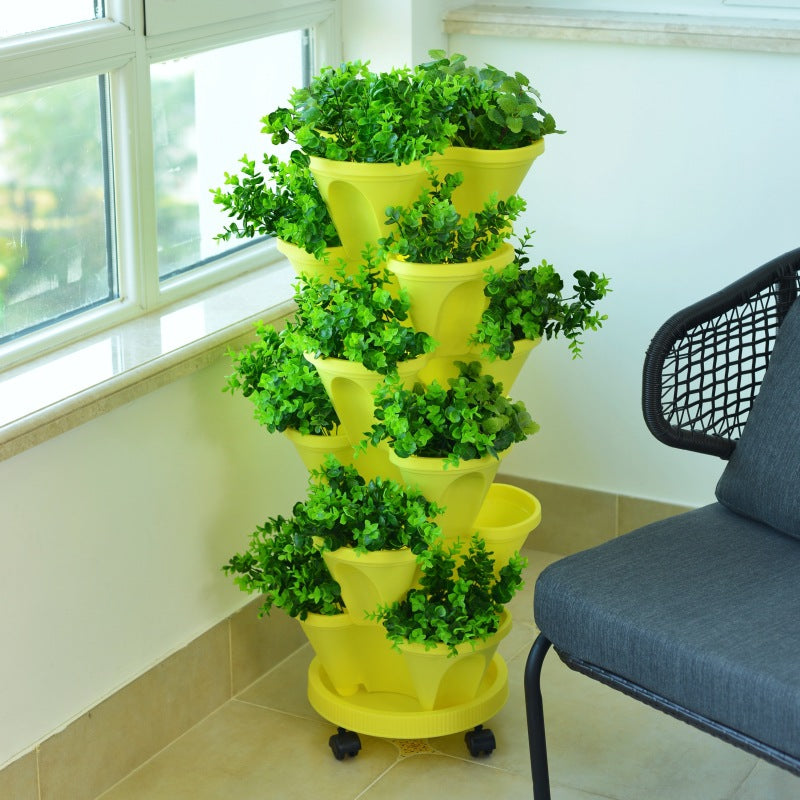 Stand Stacking Planters Strawberry Planting Pots