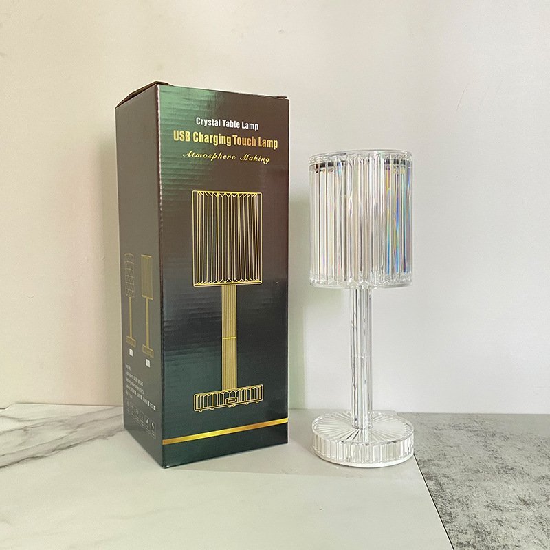 🔥🔥Touching Control  Crystal Lamp💡