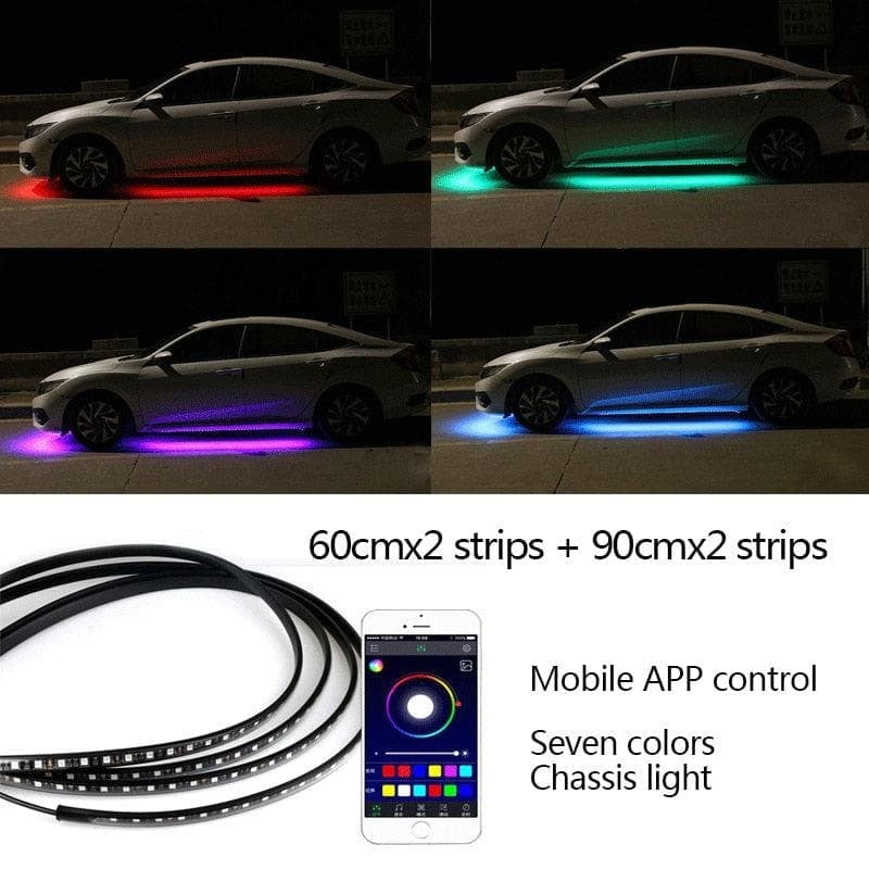 π₯π₯ 2023 Car Chassis Flexible RGB Waterproof LED Strip Lights β lionclay