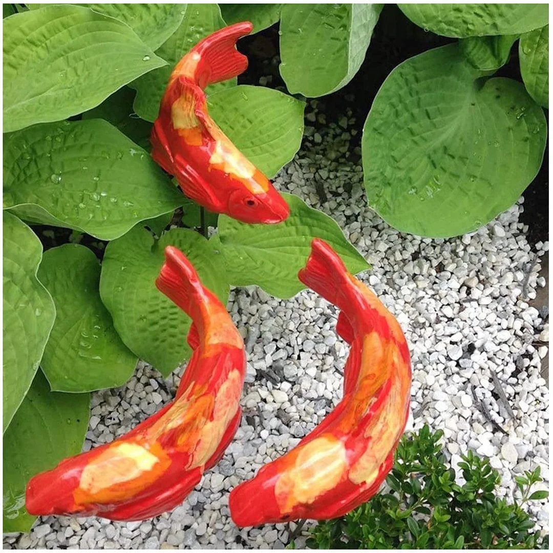 Koi fish garden art decoration