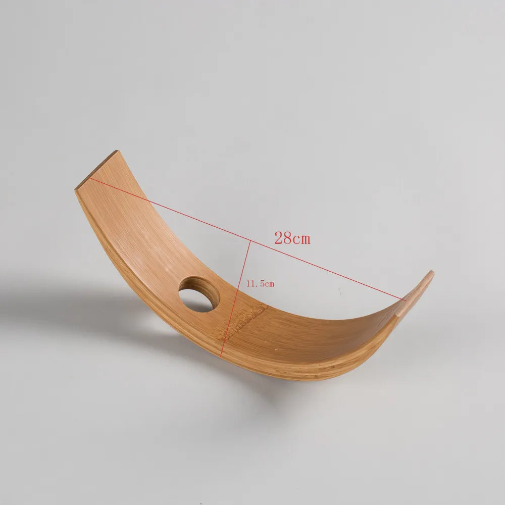 TimberTilt Balance Wine  Bottle Holder