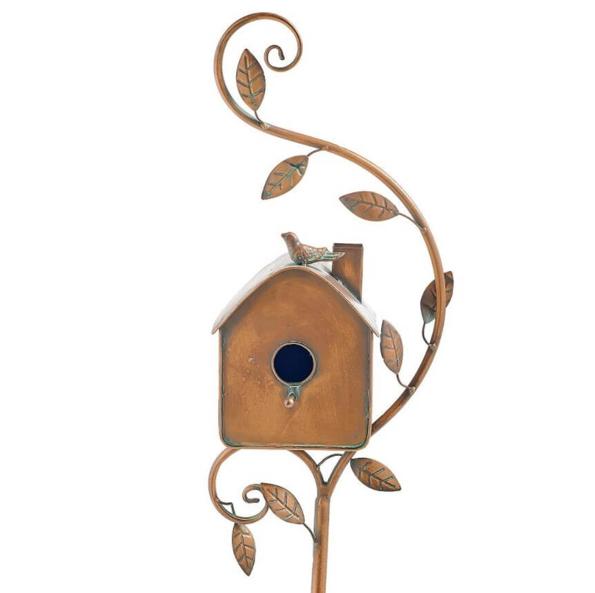 ( garden upgrade)Birdhouse Garden Stakes