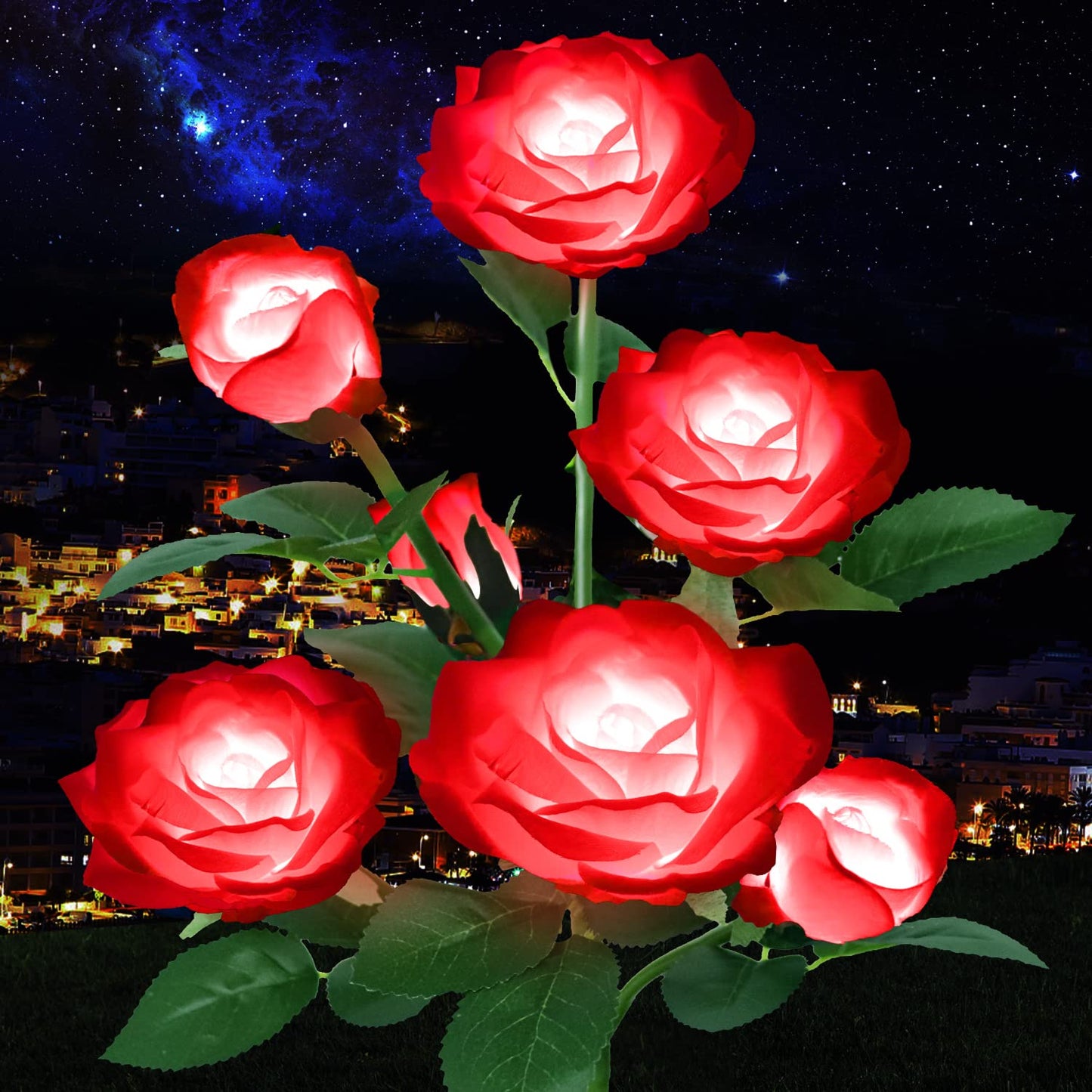 Solar Flower Stake Lights