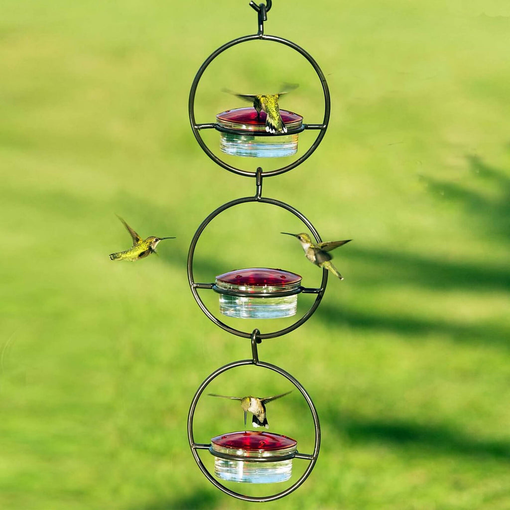 Metal Hummingbird Water Feeder