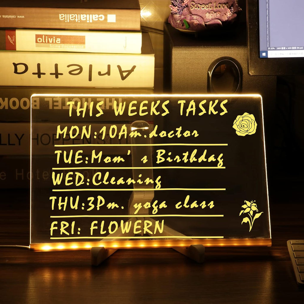 Panel Led Note Card 🎁-LED Note Board with Colors🎨 – lionclay