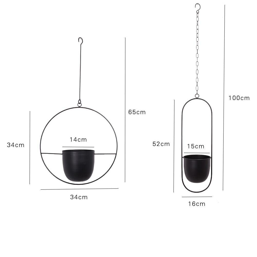 Modern Hanging Iron Flower Pot