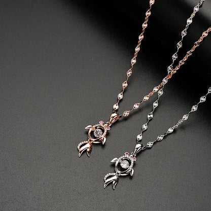 Beating Heart Silver Necklace