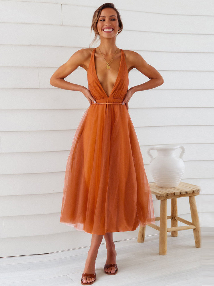 Women's New  Summer Sexy Mesh Skirt