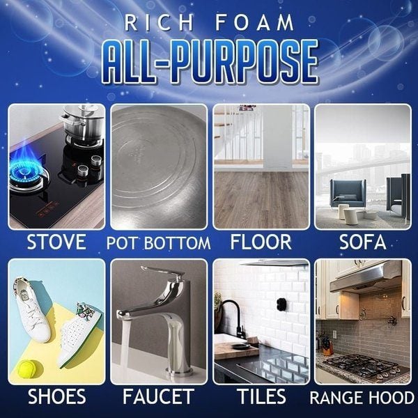 🔥🔥💥All-Purpose Rinse-Cleaning Spray-Suitable for kitchen, car, sofa, glass