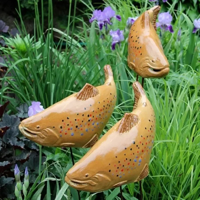 Koi fish garden art decoration